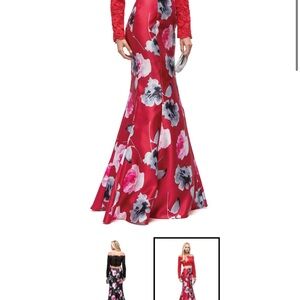 red dancing queen prom dress 9862 worn once, size 0.